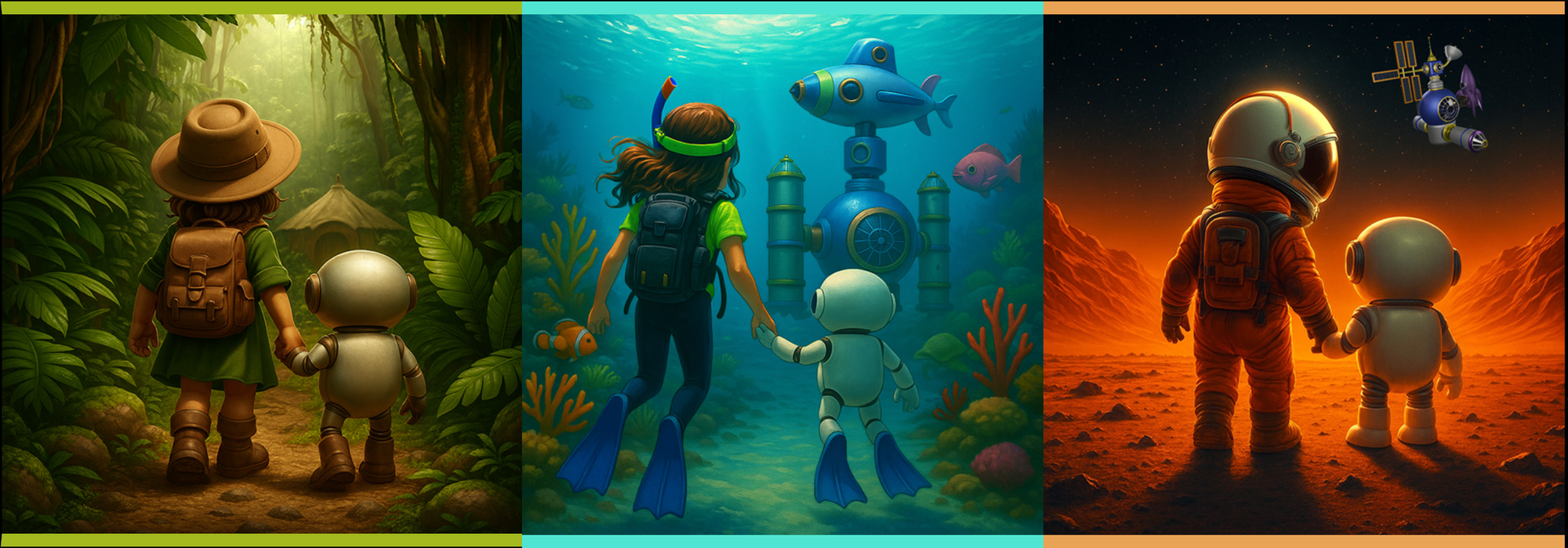 Land, Sea and Space stations to explore with ELI