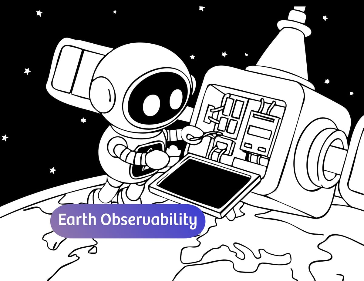 ELI the robot fixing a satellite in lower Earth orbit.