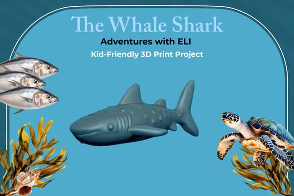 The Whale Shark 3D print project